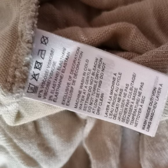 Manguun Long Sleeves Shirt Creme/Silver Trim - Picture 7 of 7